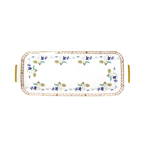 Impératrice Eugénie Oblong Cake Platter