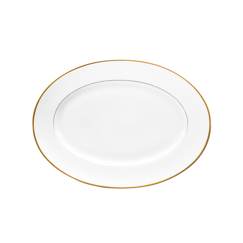 Orsay gold oval platter