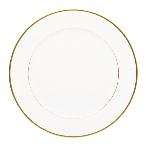 Set of 2 Large Dinner Plates Orsay gold