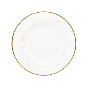 Set of 2 Rim Soup Plates Orsay gold