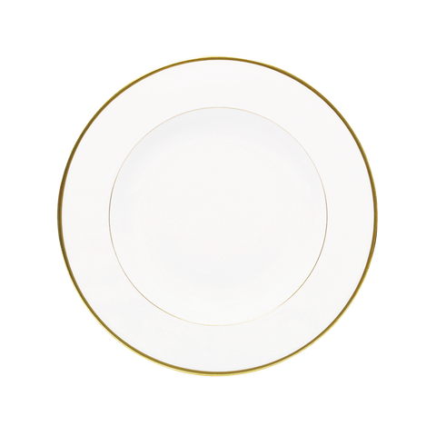 Set of 2 Rim Soup Plates Orsay gold