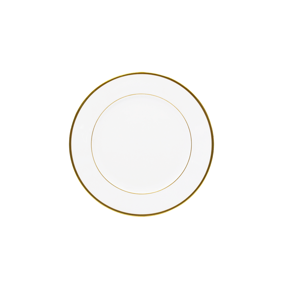 Set of 2 Bread and Butter Plates Orsay gold