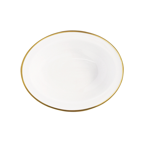 Orsay gold open vegetable dish