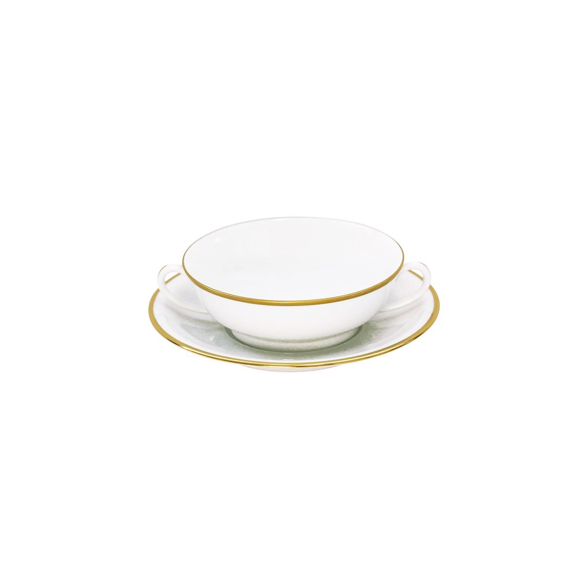 Orsay gold cream soup cup and saucer