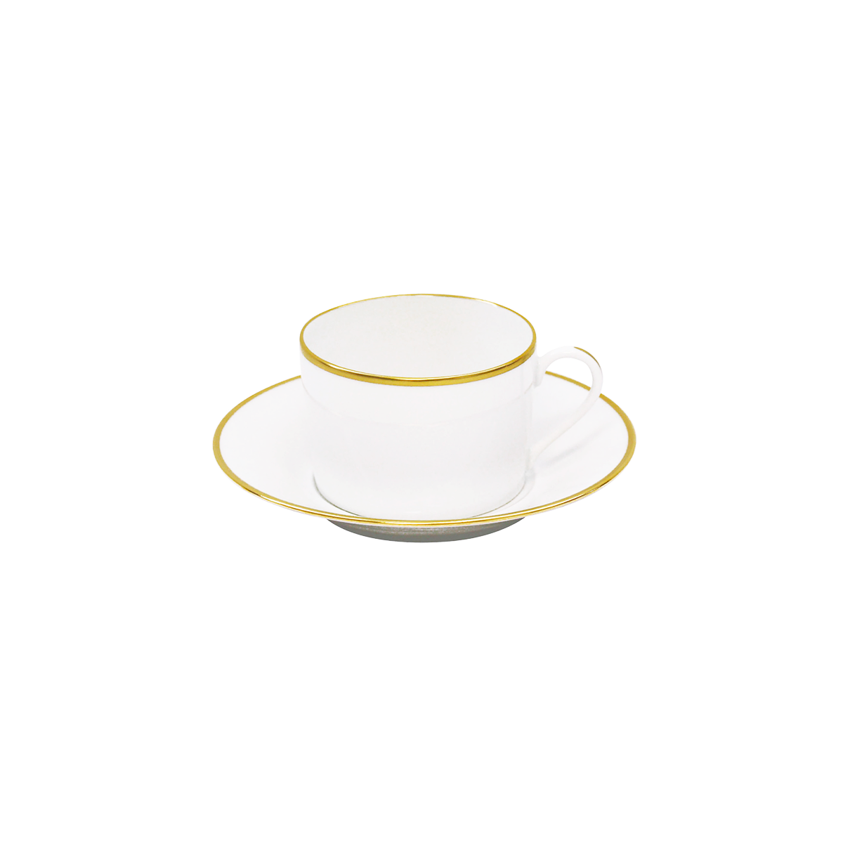 Set of 2 Teacups and Saucers Orsay gold