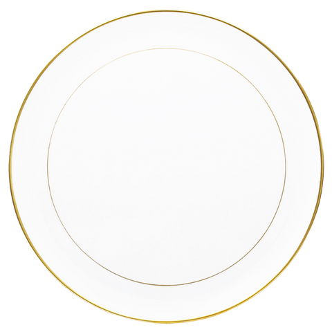 Orsay gold round tart platter
