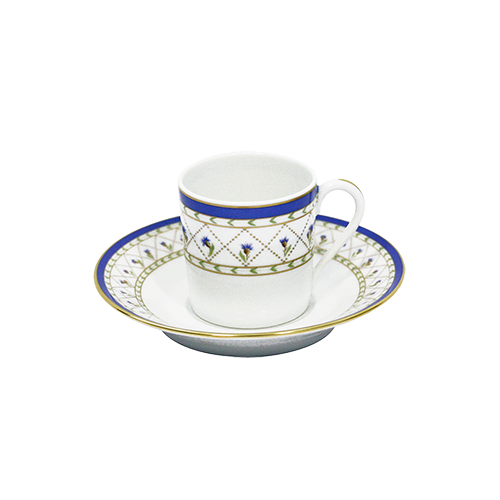 Set of 2 Coffee Cups and Saucers Val de Loire