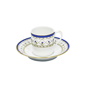 Set of 2 Coffee Cups and Saucers Val de Loire