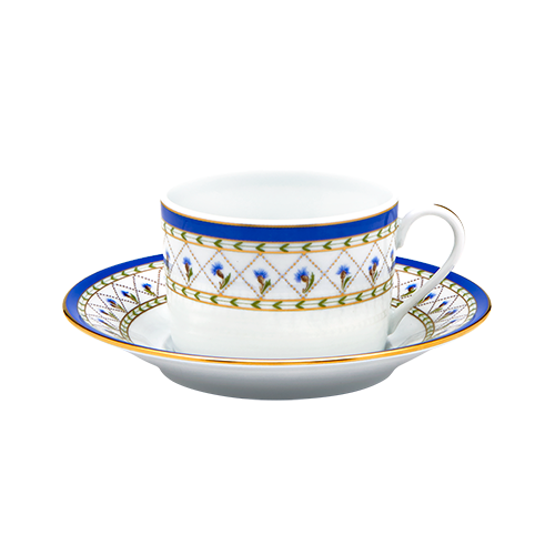 Set of 2 Teacups and Saucers Val de Loire