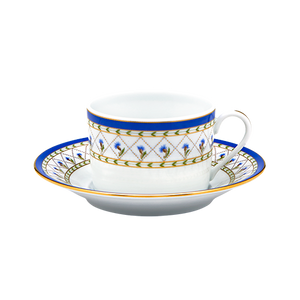 Set of 2 Teacups and Saucers Val de Loire