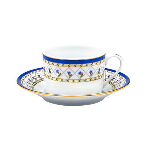 Set of 2 Teacups and Saucers Val de Loire