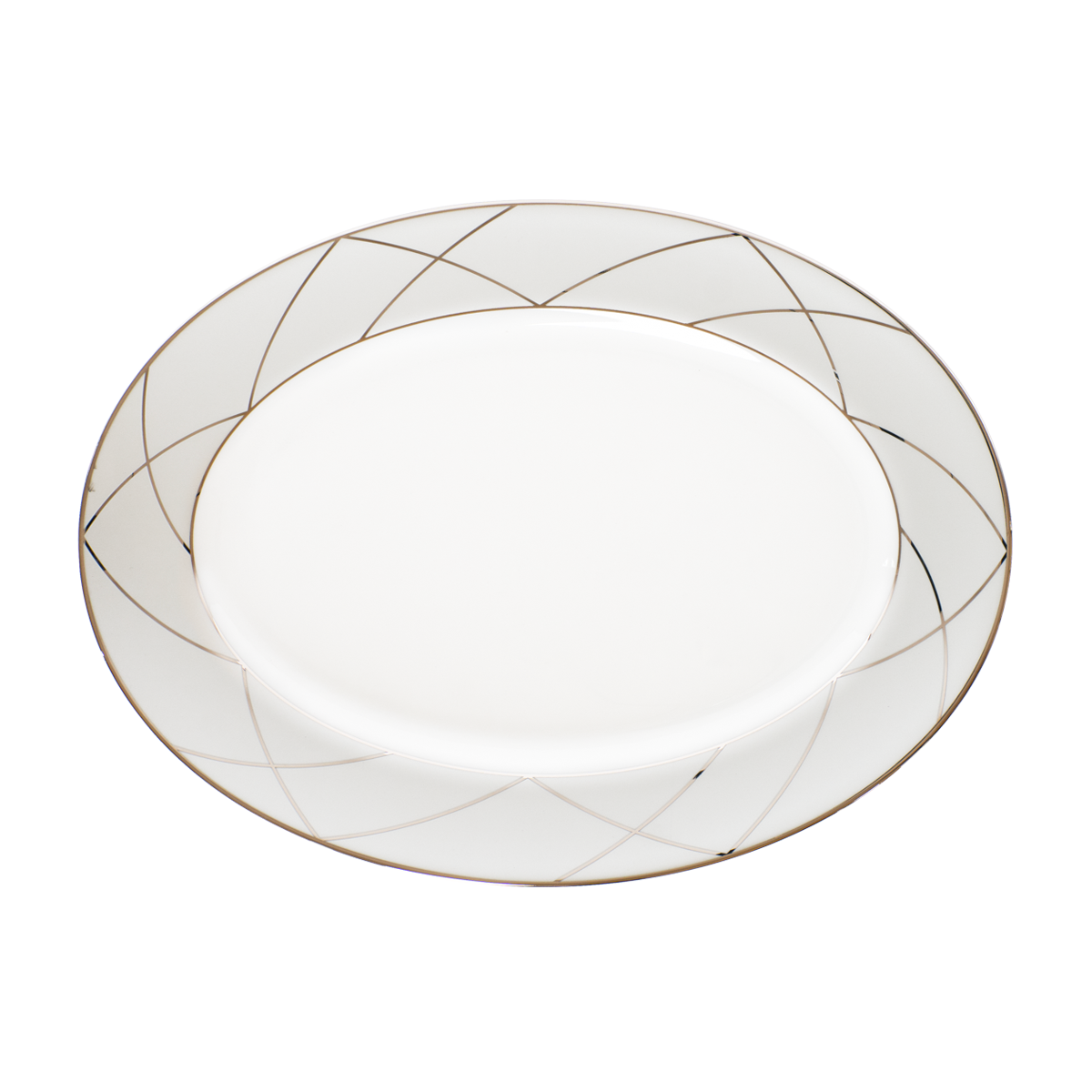 Set of 1 Oval Dish Clair De Lune Arcades