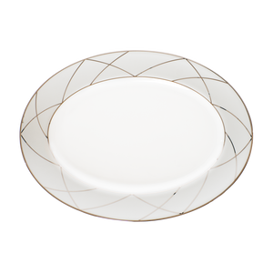 Set of 1 Oval Dish Clair De Lune Arcades