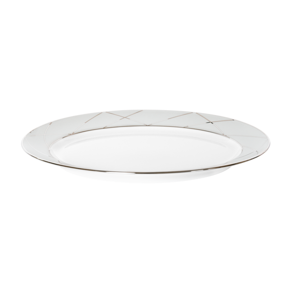 Set of 1 Oval Dish Clair De Lune Arcades