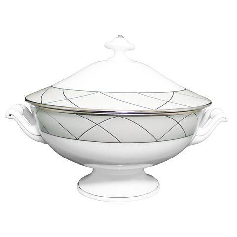 Set of 1 Soup Tureen Clair De Lune Arcades