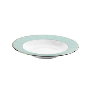 Set of 2 Rim Soup Plates Illusion lavander by Barbara Barry