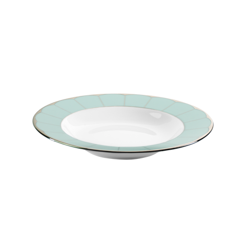 Set of 2 Rim Soup Plates Illusion lavander by Barbara Barry