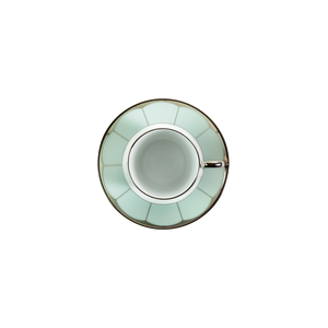 Set of 2 Coffee Cups and Saucers Illusion lavander by Barbara Barry