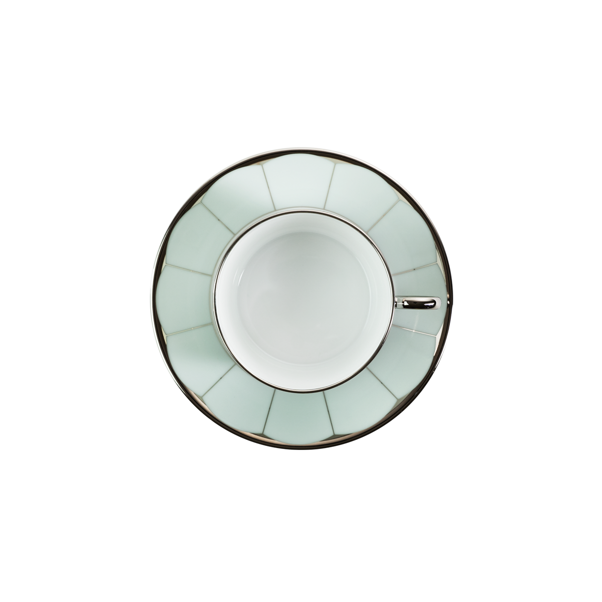 Set of 2 Teacups and Saucers Illusion lavander by Barbara Barry