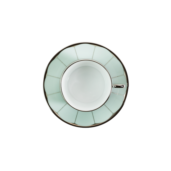 Set of 2 Teacups and Saucers Illusion lavander by Barbara Barry