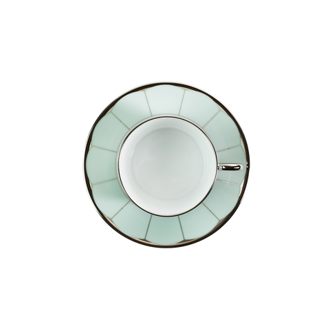 Set of 2 Teacups and Saucers Illusion lavander by Barbara Barry