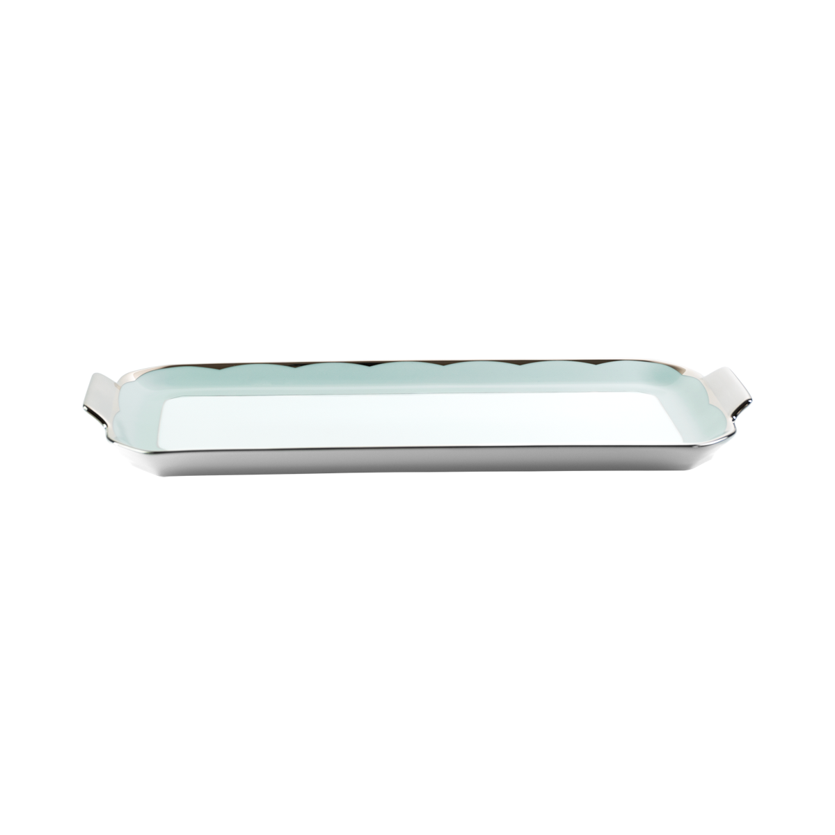 Set of 1 Oblong Cake Platter Illusion lavander by Barbara Barry