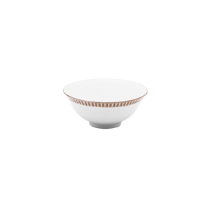 Set of 2 Soup Bowls Plumes platinum
