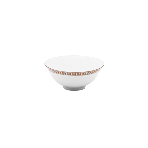 Set of 2 Soup Bowls Plumes platinum