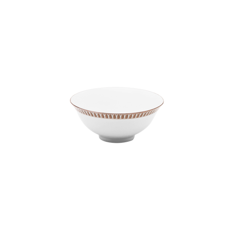 Set of 2 Soup Bowls Plumes platinum