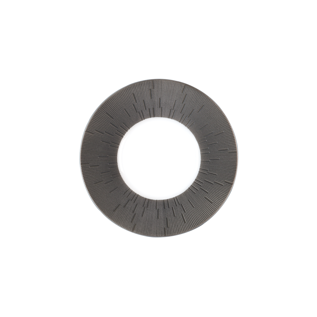 Set of 2 Bread and Butter Plates Infini anthracite gray