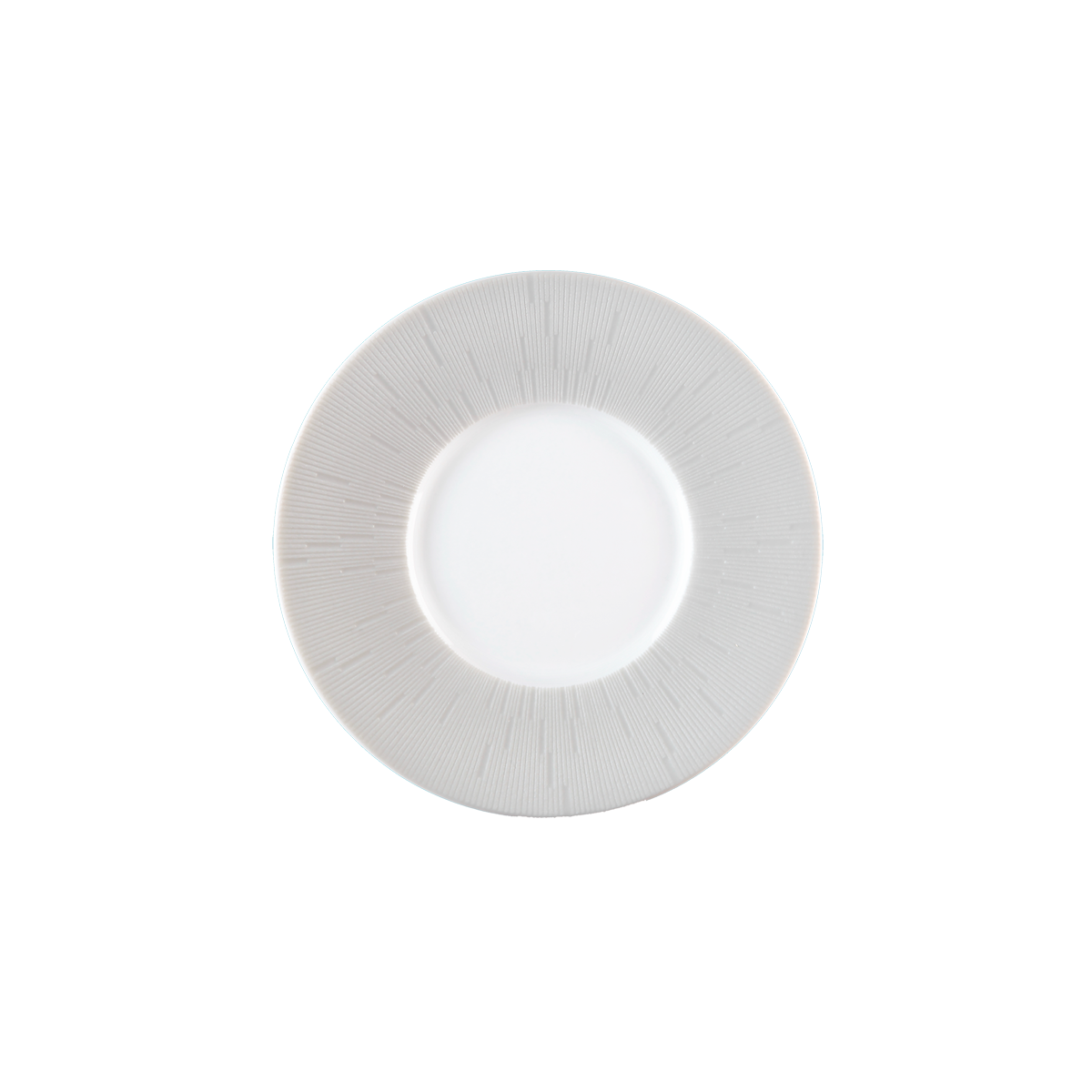 Set of 2 Bread and Butter Plates Infini light gray