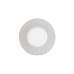 Set of 2 Bread and Butter Plates Infini light gray