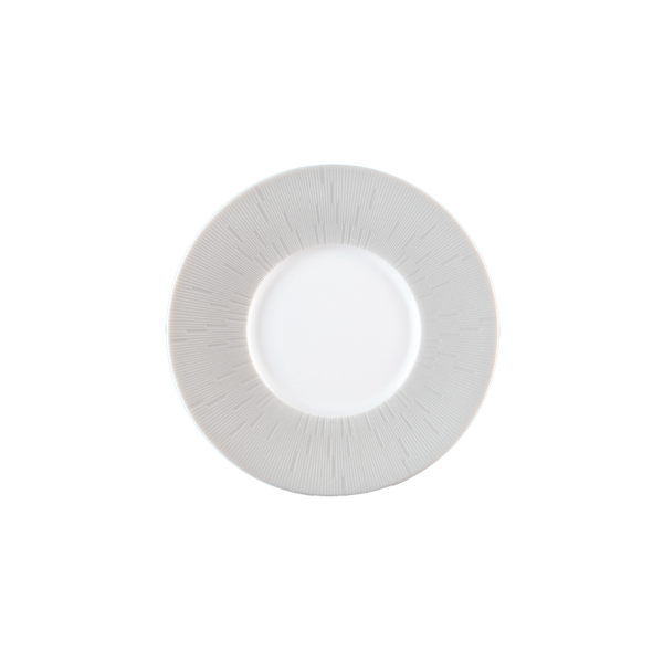 Set of 2 Bread and Butter Plates Infini light gray