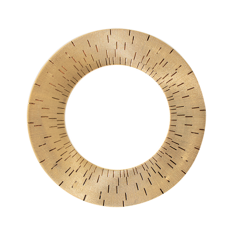 Set of 4 Dessert Plates Infini platinum