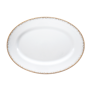 Set of 1 Oval Dish Souffle d'Or