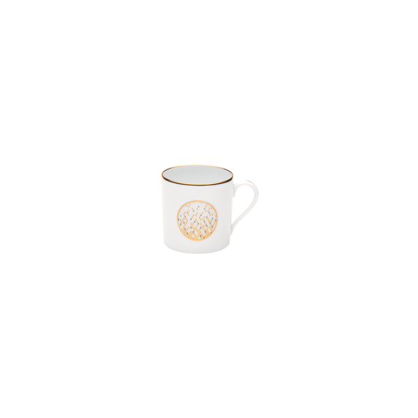 Set of 1 Mini Mug Souffle d'Or Gold Pattern