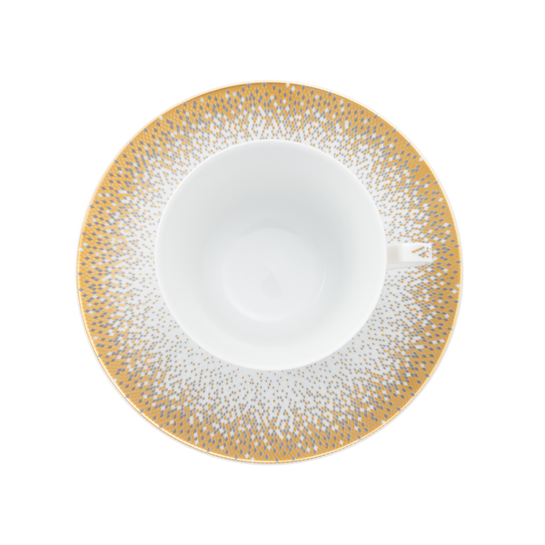 Set of 1 XL Cappuccino Cup and Saucer Souffle d'Or