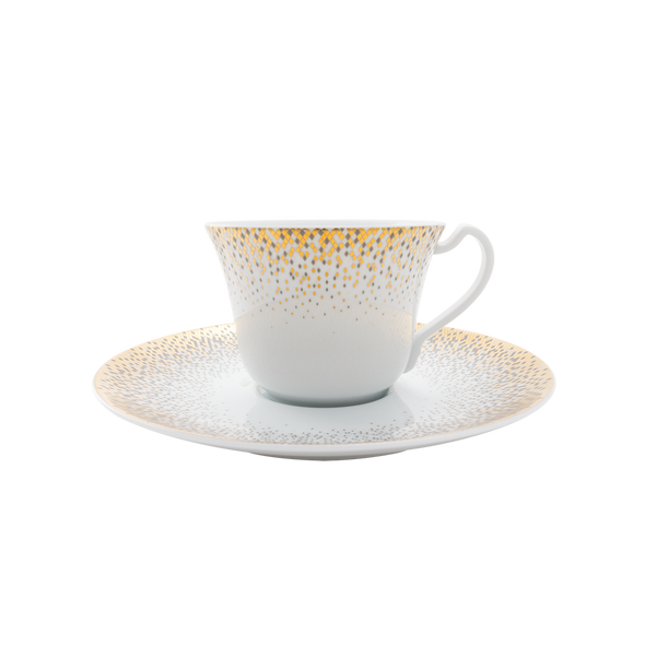 Set of 1 XL Cappuccino Cup and Saucer Souffle d'Or