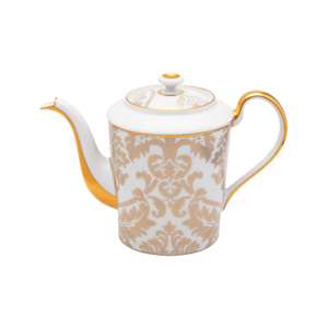 Set of 1 Teapot Damassé white - Ritz Paris