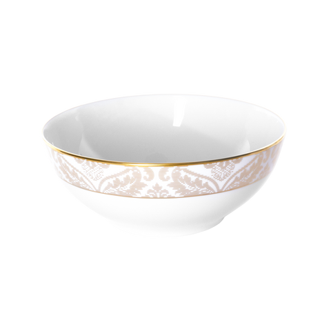 Set of 1 Salad Bowl Damassé white - Ritz Paris