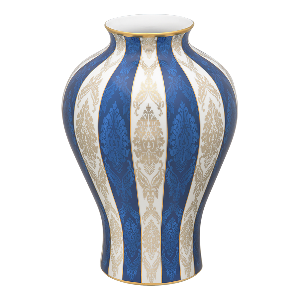 Prestige Vase Damassé blue - Ritz Paris