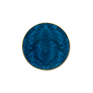 Set of 2 Bread and Butter Plates Damassé blue - Ritz Paris