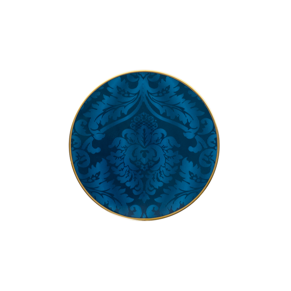 Set of 2 Bread and Butter Plates Damassé blue - Ritz Paris