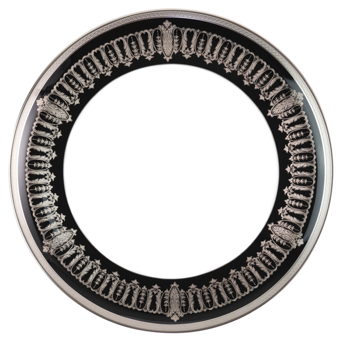 Set of 1 Tart Platter Saint Honoré black platinum
