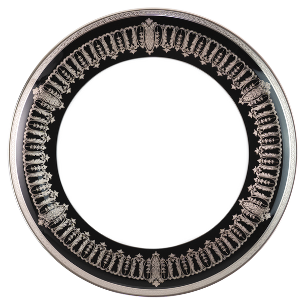 Set of 1 Tart Platter Saint Honoré black platinum