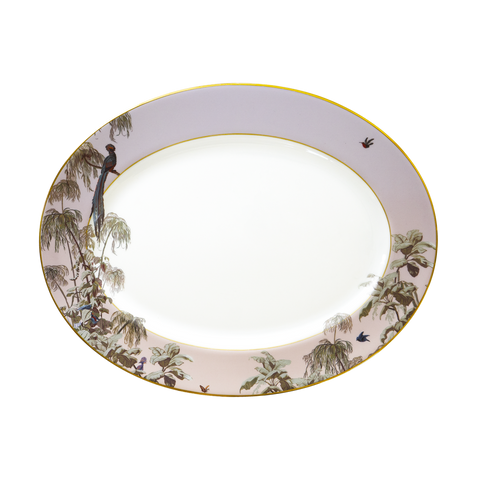 Le Brésil - Zuber oval platter