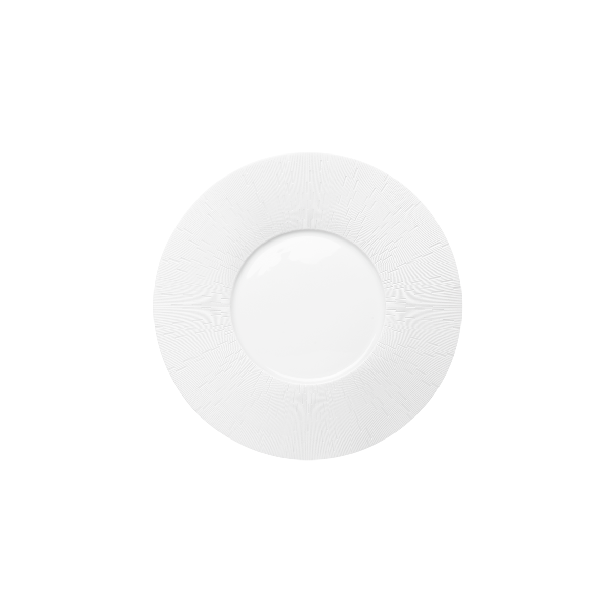 Set of 2 Bread and Butter Plates Infini white