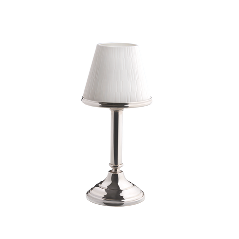 Set of 1 Candle Holder Infini white