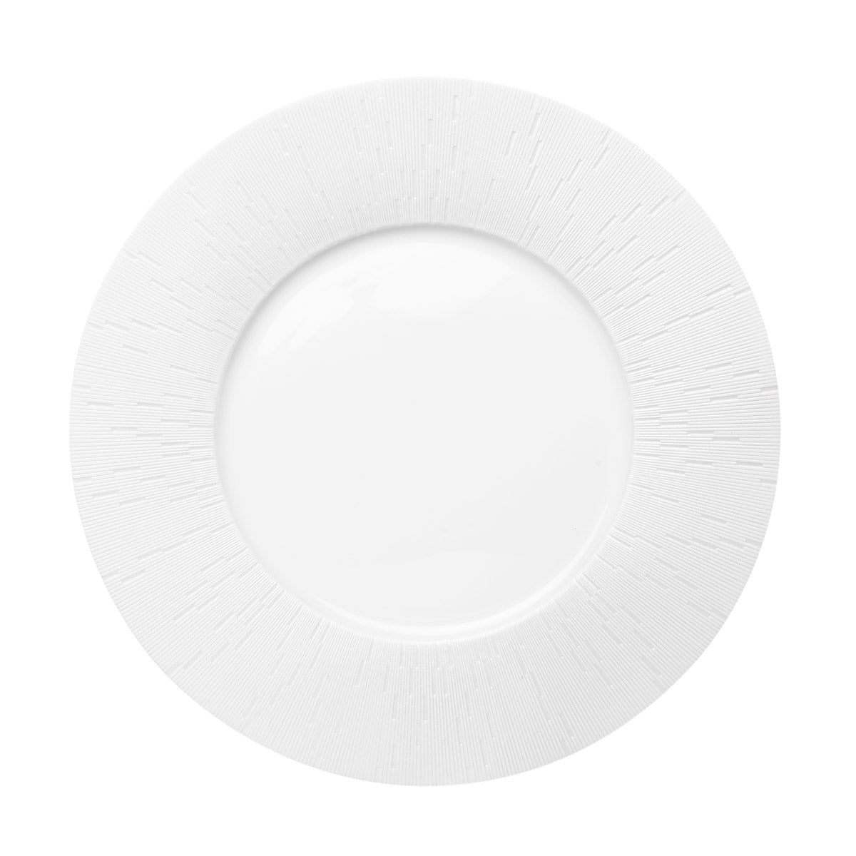Infini white dinner plate