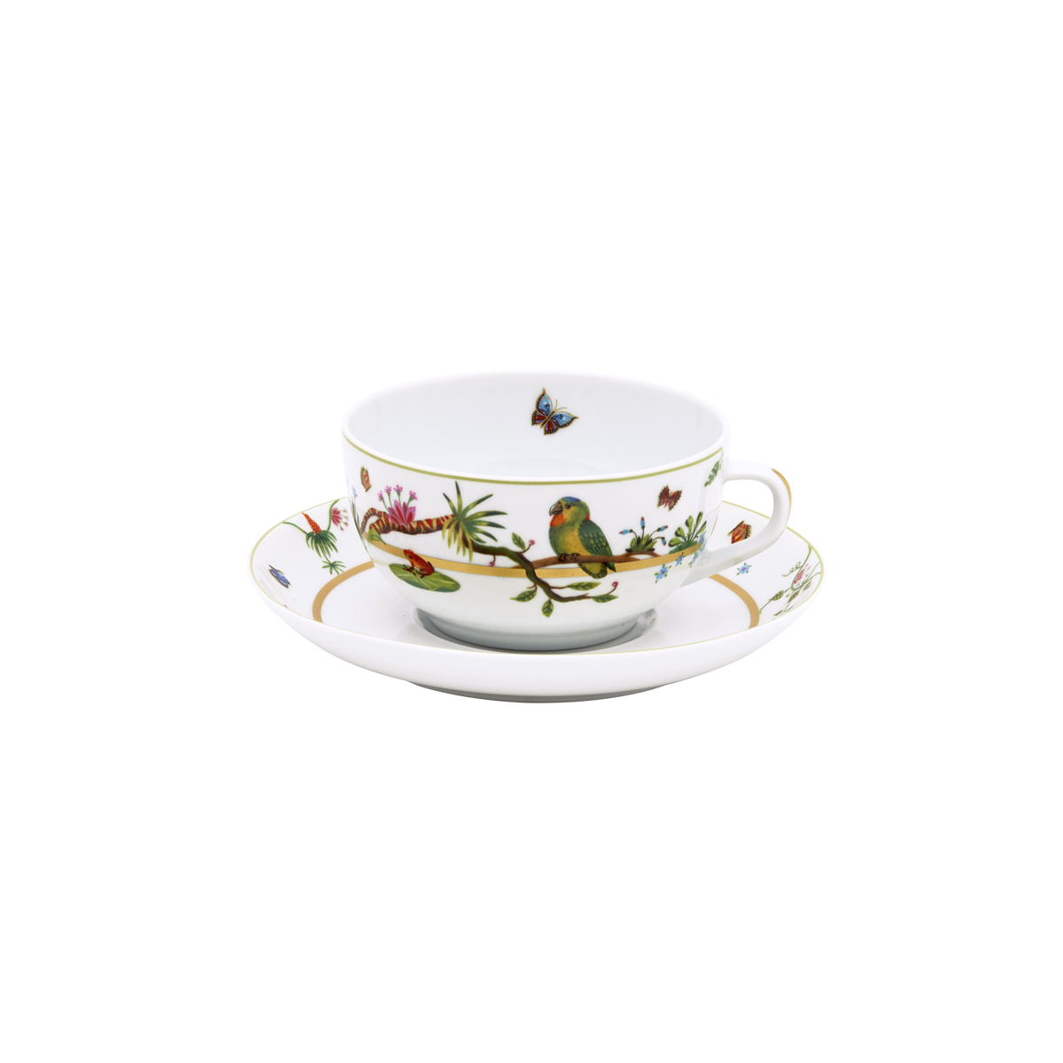 Set of 2 Cappuccino Cups and Saucers Alain Thomas